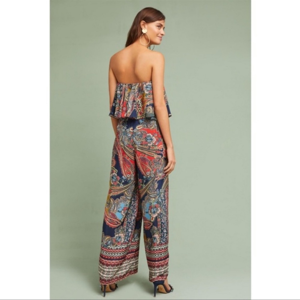 HTF NWT ANTHROPOLOGIE Ranna Gill Paisley Jumpsuit